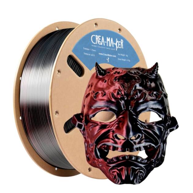 3d1#010 Crea-Maker High speed Silk Dual-color PLA