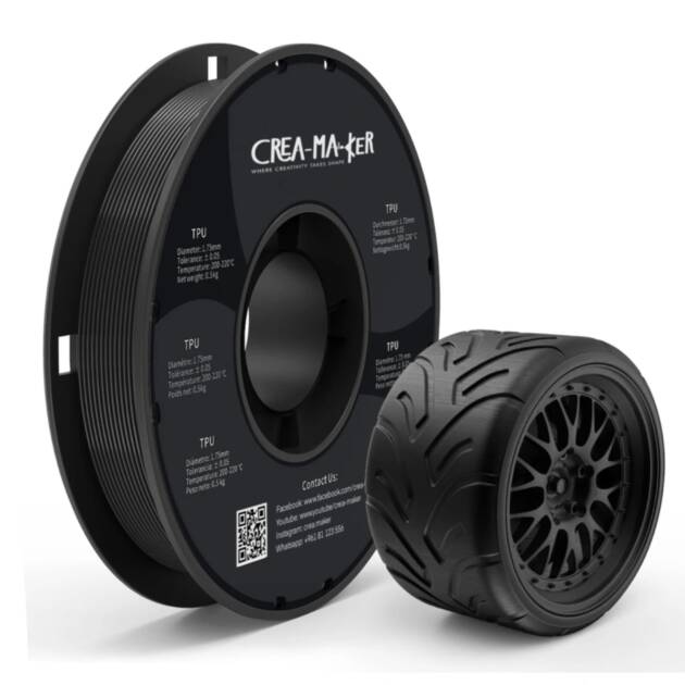 3d1#015 Crea-Maker TPU 3D Filament 0.5kg